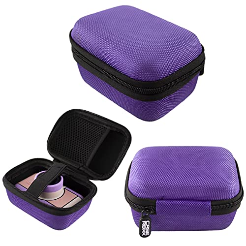 caseroxx Funda para cámara infantil apta para fabricantes de diferentes cámaras infantiles como: Joylink, TekHome, Ikotayou, etc. en muchos colores y diseños., morado, Kinderkamera Tasche,