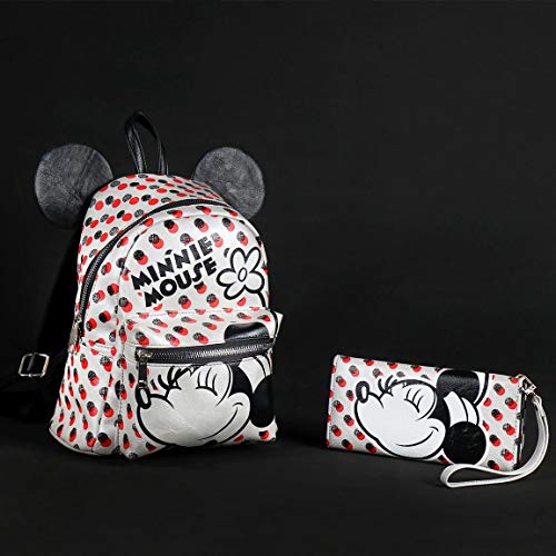 CERDÁ LIFE'S LITTLE MOMENTS Mochila Casual Moda Minnie, Unisex Adultos, Rojo (Rojo), 11x22x22 cm (W x H x L)