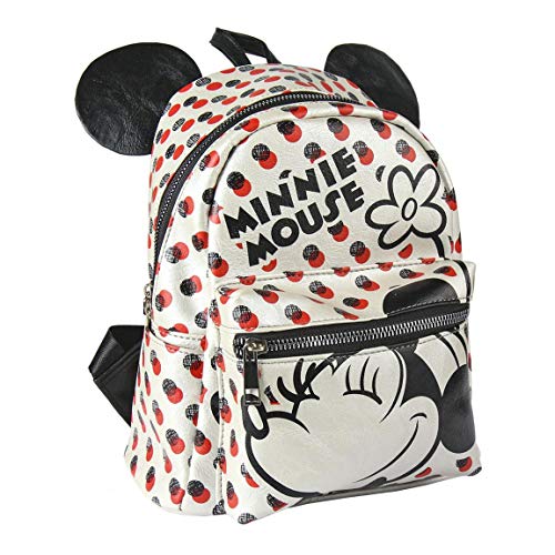 CERDÁ LIFE'S LITTLE MOMENTS Mochila Casual Moda Minnie, Unisex Adultos, Rojo (Rojo), 11x22x22 cm (W x H x L)