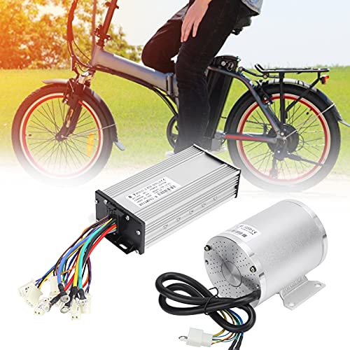 cersalt Kit de Conversión de Patinete Eléctrico de 2000W Y 48V, Kit de Conversión de Motor de CC de 48V Y 2000W, 4500rpm/min, Excelente para Triciclo, Patinete Y Bicicleta Eléctrica