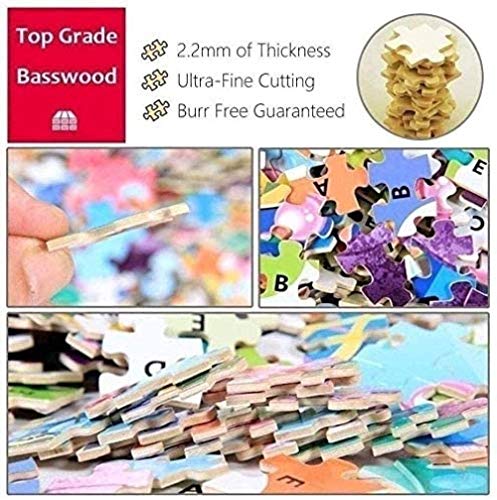 ChallengePuzzle Rompecabezas clásico de 1000 Piezas para Mujer Gorda Que Camina con un Perro, Regalo Educativo, Juguete Grande de Rompecabezas de Madera