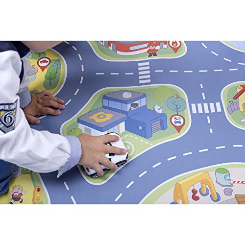 Chicco- Alfombra de Juegos de Coches, Multicolor (8058664104406)