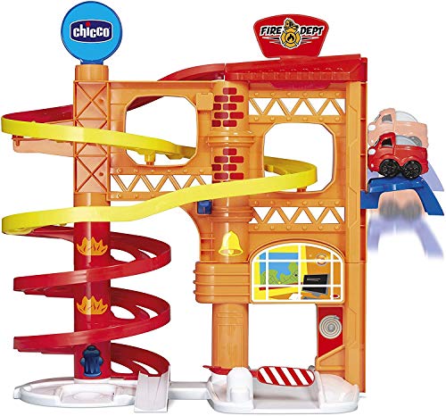 Chicco – Juego Playset Turboball Caserma de Bomberos, 1 – 4 años