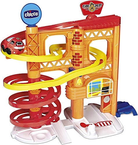 Chicco – Juego Playset Turboball Caserma de Bomberos, 1 – 4 años