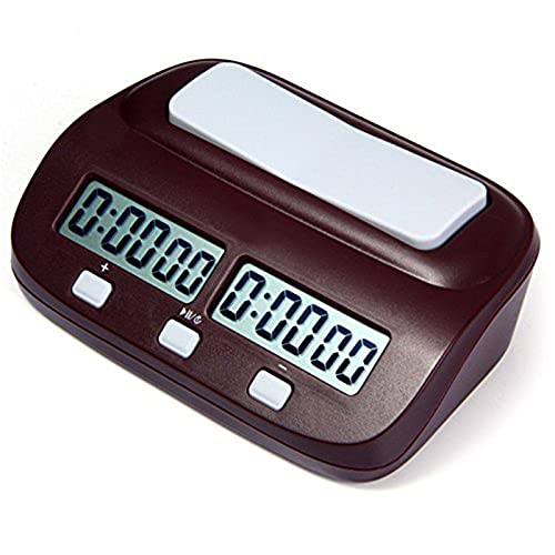 CHSEEA Reloj Digital de ajedrez Temporizador de Junta Juego Cuenta hasta Down Competición Reloj Game Timer Despertador para niños 3