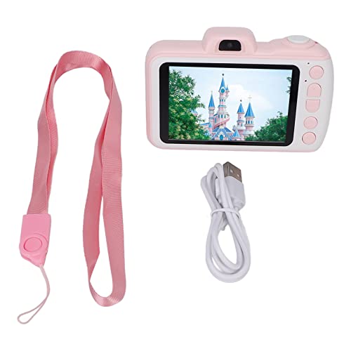 ciciglow Cámara de Dibujos Animados para Niños, X38 Cámara Digital para Niños 20MP 3.5in Pantalla HD Cámara de Video para Niños para Niños Función de Sincronización Cámara para Niños Niñas 32GB