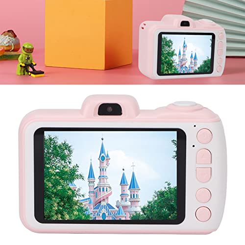 ciciglow Cámara para Niños, Cámara Educativa de Dibujos Animados Cámara Digital para Niños de 20 MP con Pantalla HD de 3,5 Pulgadas Y Función de Temporización