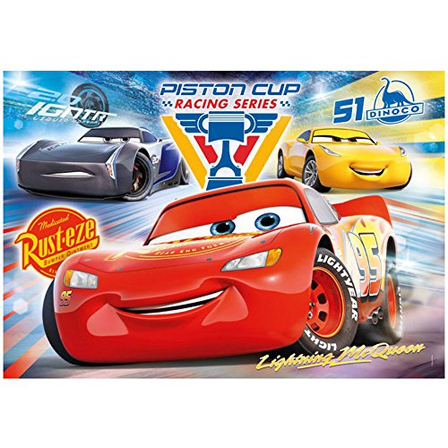 Clementoni - Puzzle infantil 104 piezas Cars 3, puzzle infantil a partir de 6 años (27072 )