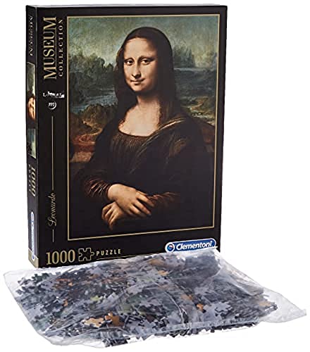 Clementoni Rompecabezas Puzzle 1000 Piezas Museos Leonardo: Mona Lisa, Color, 12+ (31413)