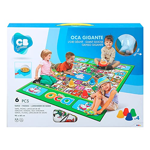 ColorBaby - Juegos de mesa, Oca gigante, juego de la oca, juego de suelo, juegos educativos, juegos de mesa para niños, juego de suelo niños, juguetes niños 3 años, juegos de mesa familiares (43761)