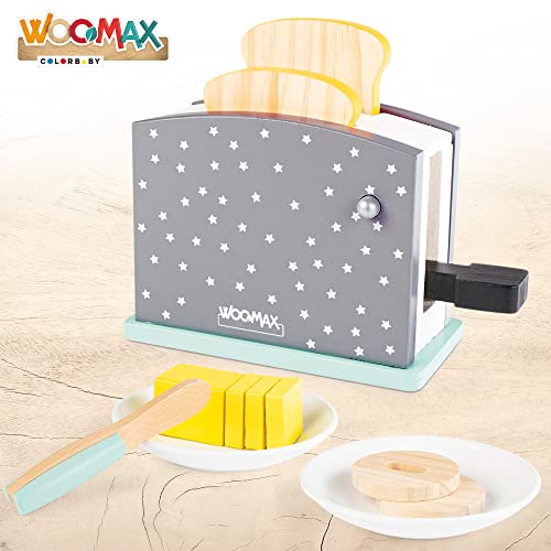 ColorBaby WOOMAX 49327 - Woomax-Set tostadora Madera +24m