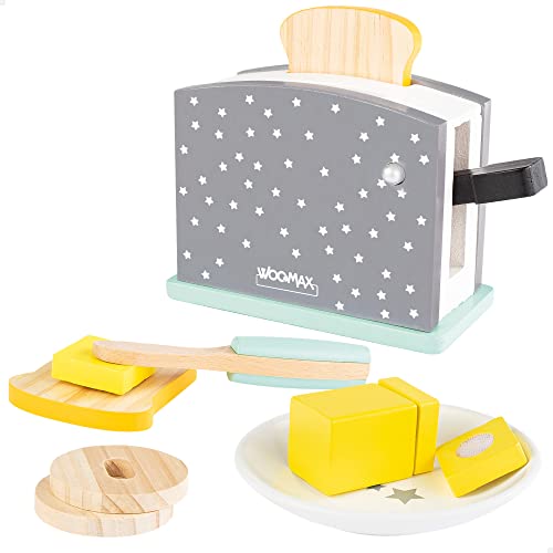 ColorBaby WOOMAX 49327 - Woomax-Set tostadora Madera +24m