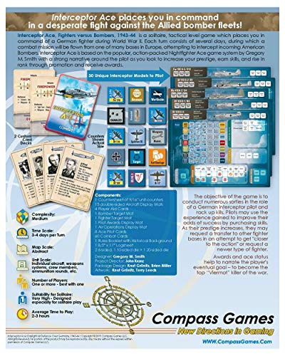 Compass Games - Interceptor Ace: Daylight Air Defense Over Germany, 1943-44