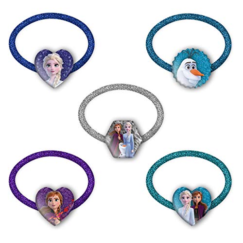 CRAZE Frozen 2 Hair Elastics XL Set Haargummis Mädchenschmuck 20 Haarbänder Haarschmuck für Kinder 29626-Juego de Gomas niña, Cintas para el Pelo, Color Accesorios para el Cabello. (29626)