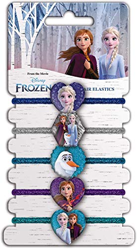 CRAZE Frozen 2 Hair Elastics XL Set Haargummis Mädchenschmuck 20 Haarbänder Haarschmuck für Kinder 29626-Juego de Gomas niña, Cintas para el Pelo, Color Accesorios para el Cabello. (29626)