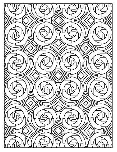 Creative Haven Tessellation Patterns Coloring Book