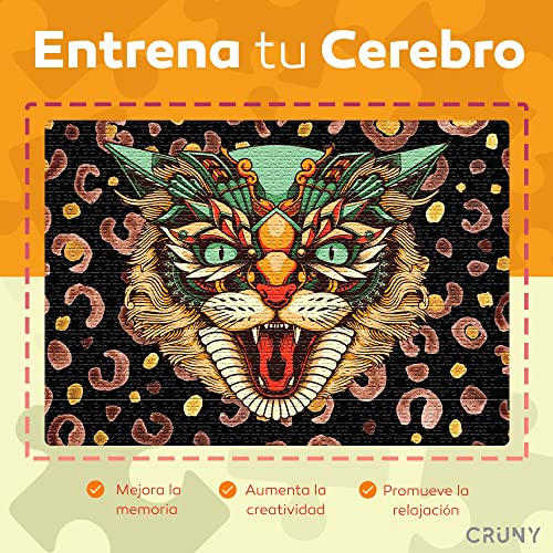 CRUNY Puzzle 1000 Piezas Adultos - Rompecabezas Adultos - Puzzle Adultos para Ejercitar la Lógica y la Coordinación Sensorial - Juegos Educativos - Entretenimiento Adultos y Adolescentes