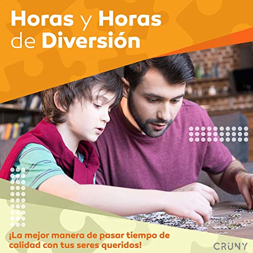 CRUNY Puzzle 1000 Piezas Adultos - Rompecabezas Adultos - Puzzle Adultos para Ejercitar la Lógica y la Coordinación Sensorial - Juegos Educativos - Entretenimiento Adultos y Adolescentes