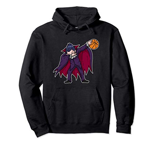 Dabbing Dracula Baloncesto Divertido Disfraz De Halloween Sudadera con Capucha