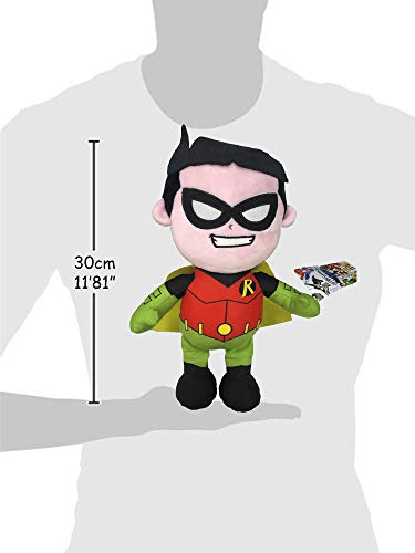 DC Comics - Peluches de Dos Personajes de DC Comics Calidad Soft (Pack Cyborg & Robin)