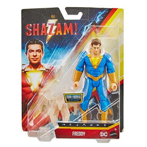 DC Shazam, Figura de Acción Freddy 15 cm, Juguetes Niños +4 años (Mattel GCW42)