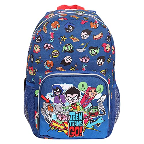 DC Teen Titans Go Characters Mochila para niños | Producto Oficial | Mochila de Regreso a la Escuela