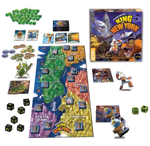 Devir - King of New York Juego De Tablero (Bghkingny) + King of Tokyo Edición En Castellano 2016 (Bghkot)