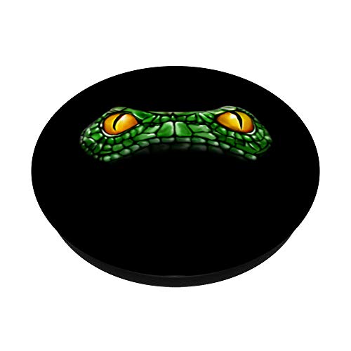 Diseño de ojos de serpiente Reptile Lover Bad Luck Dice Game PopSockets PopGrip: Agarre intercambiable para Teléfonos y Tabletas