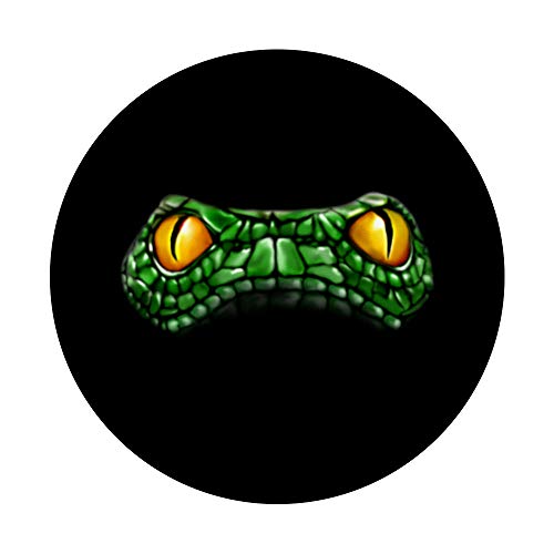 Diseño de ojos de serpiente Reptile Lover Bad Luck Dice Game PopSockets PopGrip: Agarre intercambiable para Teléfonos y Tabletas