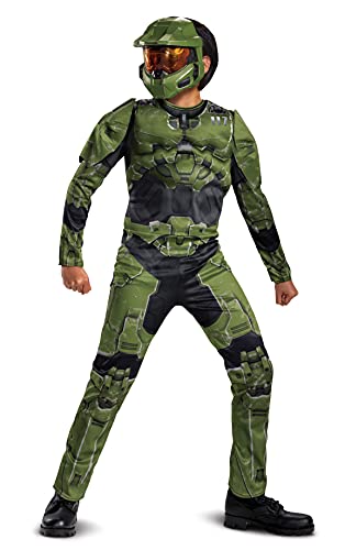 Disguise Disfraz Halo Niño Clásico Master Chief, Disfraz Carnaval Niño Disponible en Talla M