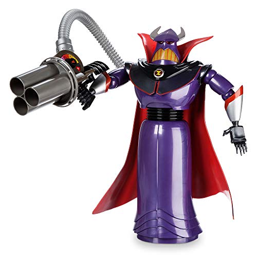 Disney Store: Zurg, Figura de acción de Toy Story con Voz e interactiva, más de 14 Frases en inglés, interactúa con Otras Figuras y Juguetes, Boca y Ojos Que se iluminan al Hablar, Mayores de 3 años