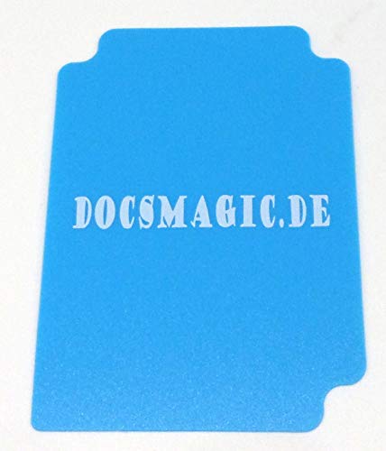 docsmagic.de 25 Trading Card Deck Divider Black Blue Green Red White Yellow Mint Pink Purple Orange Light - Divisores MTG PKM YGO