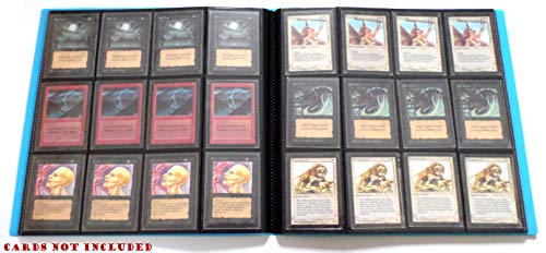 docsmagic.de Pro-Player 12-Pocket Playset Album Light Blue - 480 Card Binder - MTG - PKM - YGO - Álbum para Tarjetas Azul Claro