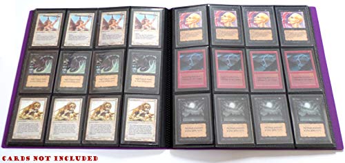 docsmagic.de Pro-Player 12-Pocket Playset Album Purple - 480 Card Binder - MTG - PKM - YGO - Álbum para Tarjetas púrpura