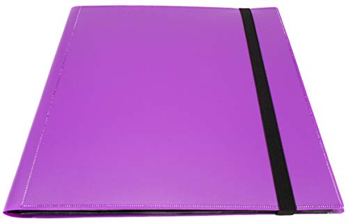 docsmagic.de Pro-Player 12-Pocket Playset Album Purple - 480 Card Binder - MTG - PKM - YGO - Álbum para Tarjetas púrpura