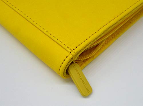 docsmagic.de Pro-Player 4-Pocket Zip-Album Yellow - 160 Card Binder - MTG - PKM - YGO - Cremallera Amarillo