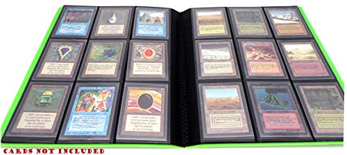 docsmagic.de Pro-Player 9-Pocket Album Light Green - 360 Card Binder - MTG - PKM - YGO - Álbum para Tarjetas Verde Claro