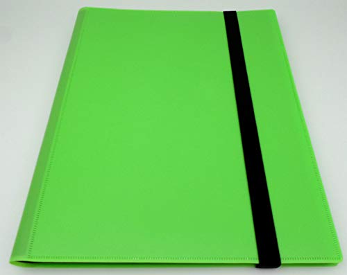 docsmagic.de Pro-Player 9-Pocket Album Light Green - 360 Card Binder - MTG - PKM - YGO - Álbum para Tarjetas Verde Claro