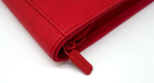 docsmagic.de Pro-Player 9-Pocket Zip-Album Red - 360 Card Binder - MTG - PKM - YGO - Cremallera Roja