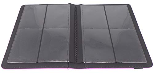 docsmagic.de Pro-Player Premium 4/8-Pocket Album Purple - 160 Card Binder - MTG - PKM - YGO - Álbum para Tarjetas Púrpura