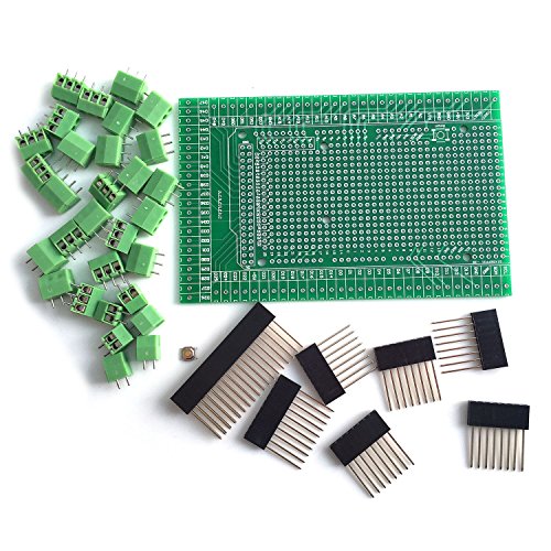 DollaTek Prototype Screw/Terminal Block Shield Board Kit For Arduino Mega 2560 R3 DIY