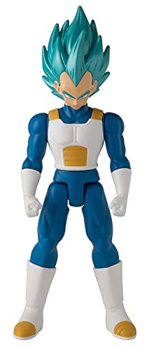 Dragon Ball Bandai 37095J Limit Breakers - Figura de acción (30 cm, 3 Unidades), diseño Vegeta, Super Saiyan Blue Goku y Golden Frieza, Multicolor