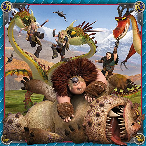 Dragons - Puzzles 3 x 49 Piezas (Ravensburger 09258 1)