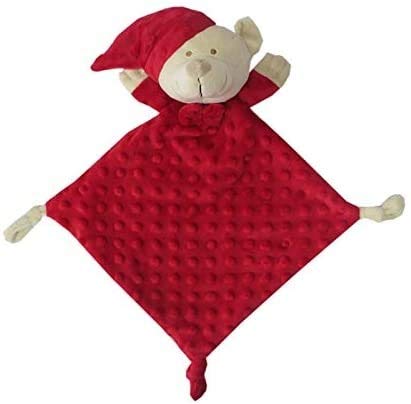 Duffi Baby Dou Osito Topitos, 24 x 24 cm, Color Rojo (Master Baby Home, S.L. 4099-08)