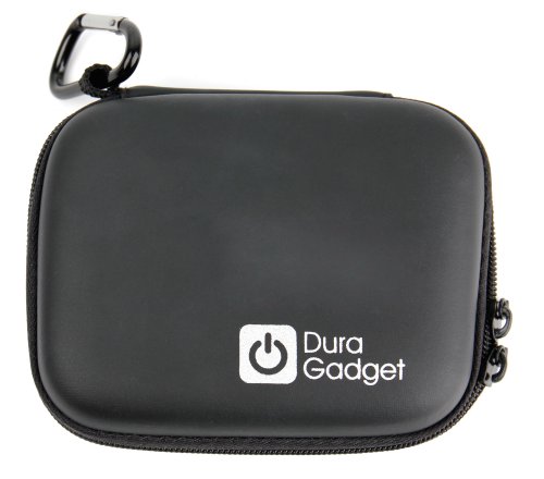 DURAGADGET Funda Rígida Negra para El Drone Hubsan X4 (H107C) - Incluye Mini Mosquetón