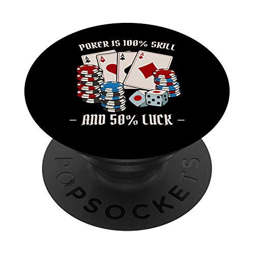 El póker es 100% habilidad y 50% suerte. El casino Texas PopSockets PopGrip: Agarre intercambiable para Teléfonos y Tabletas