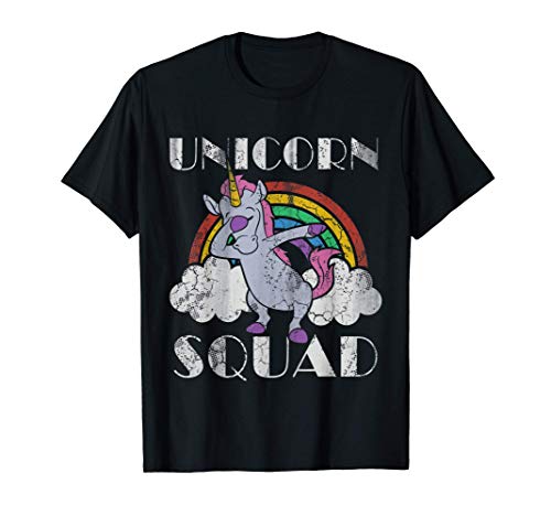 Escuadrón Unicornio Dabbing Mágica Camiseta