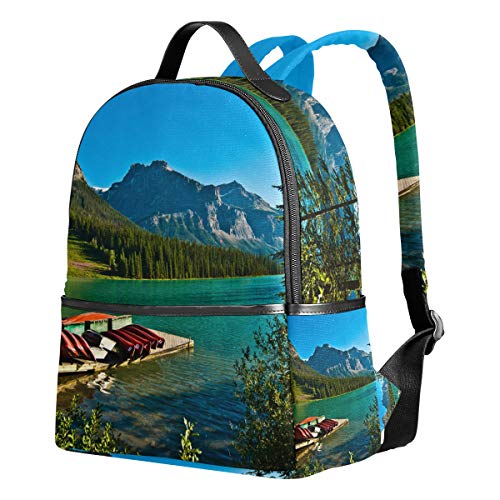 Eslifey Esmeralda Canadian Esmerald Lake Scenery - Mochila escolar para estudiantes