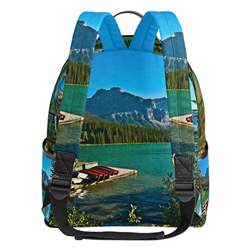 Eslifey Esmeralda Canadian Esmerald Lake Scenery - Mochila escolar para estudiantes