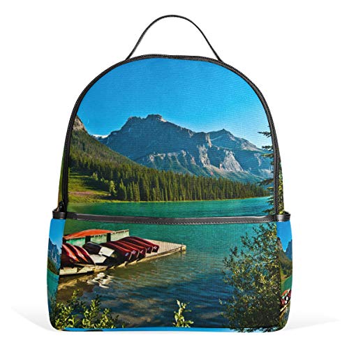 Eslifey Esmeralda Canadian Esmerald Lake Scenery - Mochila escolar para estudiantes